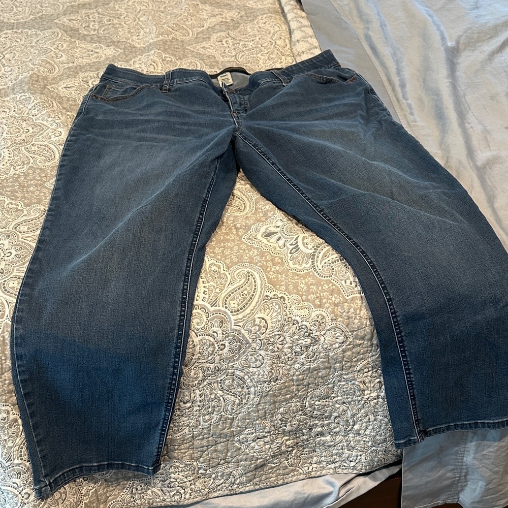 Women's Straight Leg Jeans - Blue